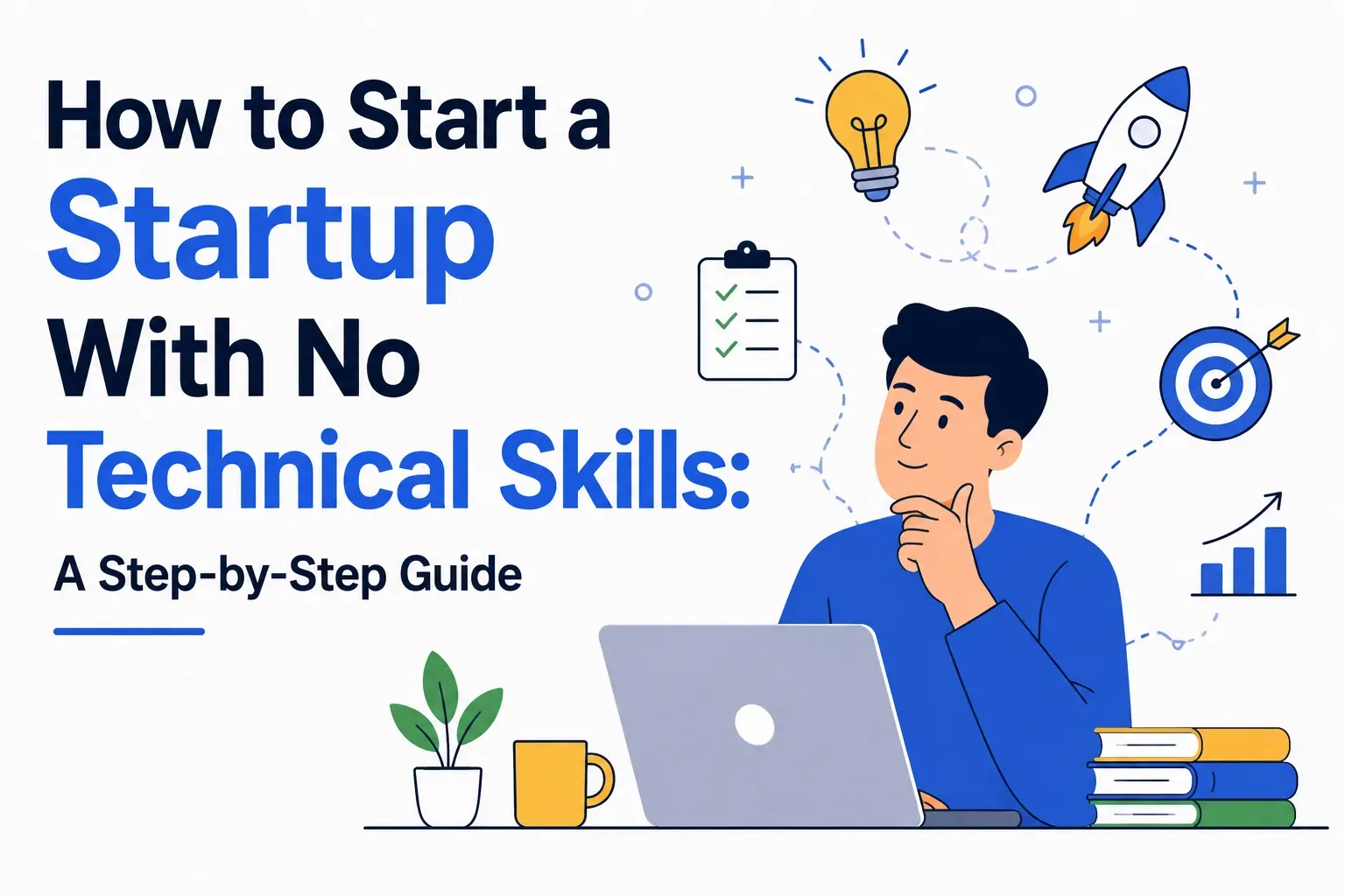 Featured image for How to Start a Startup With No Technical Skills: A Step-by-Step Guide 