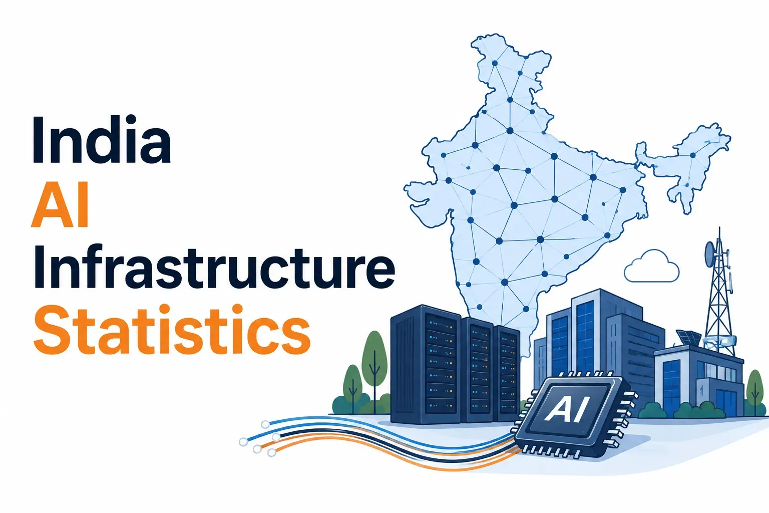 Featured image for India AI Infrastructure Statistics 2026: $265 Billion Dollar Buildout Data