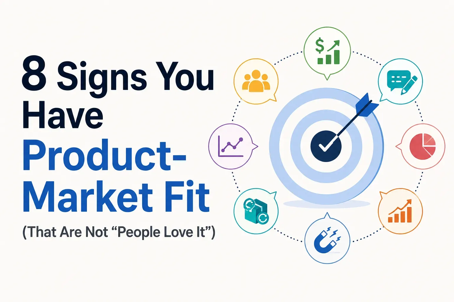 Featured image for 8 Signs You Have Product-Market Fit (That Are Not "People Love It")
